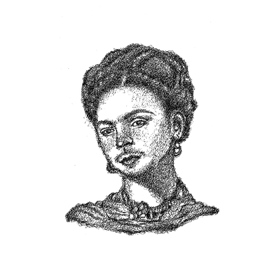 Frida Kahlo drawing fine arts frida kahlo iconic illustration painting portrait portraiture