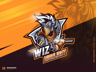 Wiz Highlight Mascot Logo cartoon character esports esports logo graphic design illustration league league of legends logo logo design lol mascot mascot logo moba riot games streamer streamer logo streaming vector