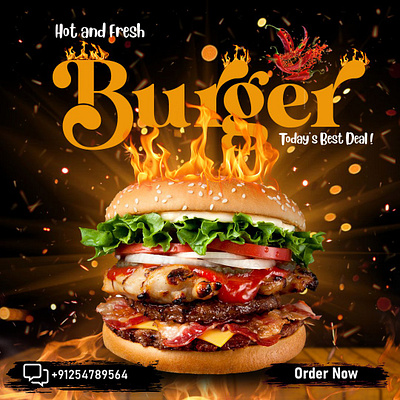 Burger 3d animation branding design graphic design illustration logo motion graphics ui vector