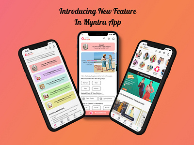 Myntra Feature App design myntra ui ux