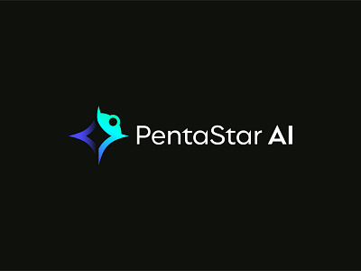 PentaStar AI Logo, Artificial Intelligence, Ai, Letter P + Star ai logo artificial intelligence artificial intelligence logo best logo designer brand identity branding creative logo innovative innovative ai logo logo design logodesigner logos logotype modern logo p logo design saas logo star technology unique logo