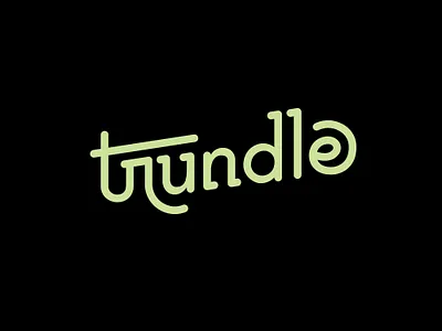 trundle (e-commerce) abstract branding brandmark e commerce lettering logo logotype wordmark