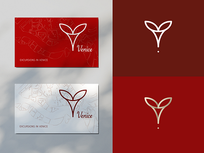 Logo VENICE - brand of excursion agency in Venice branding design graphic design logo logofolio marketing travel venice visual identity