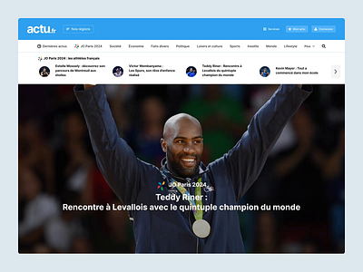 Actu.fr - Portrait page animation jo portrait ui