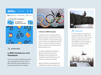 Actu.fr - Mobile jo ui