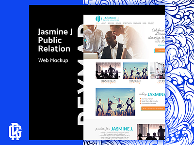 Jasmine J Public Relations branding design graphic design