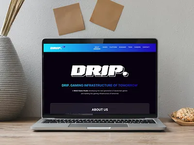 DRIP - Web3 Game Studio blockchain crypto game logo studio ui uiux web3