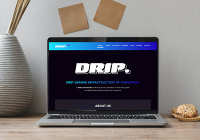 DRIP - Web3 Game Studio blockchain crypto game logo studio ui uiux web3