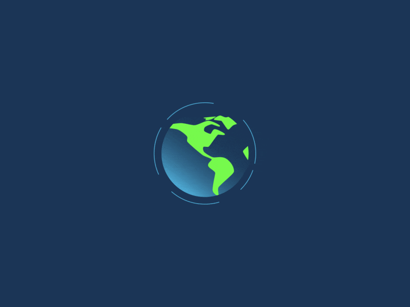 Earth rotating animation in 2D 2d animation application earth explainer globe motion motion graphics scene