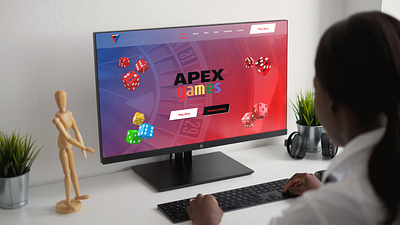 APEX GAMES - Web3 Game Platform apex game ui uiux web3