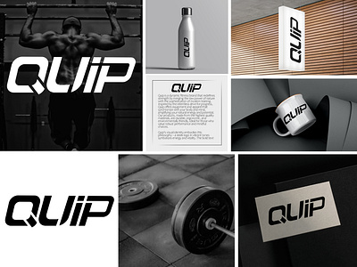 QUIP gym 3d amazing art brand identity branding design fitness graphic design gym illustration logo logo design minimalism modern motion graphics sport ui