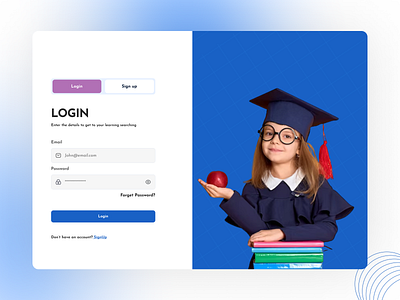 Login UI Design login login ui design sign in sign up screen ui web sign in