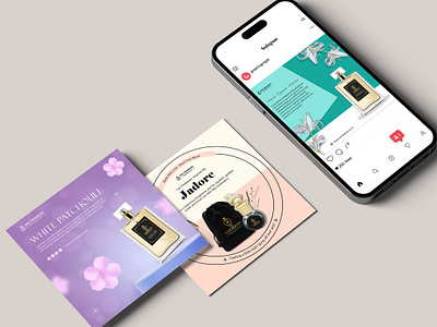 Perfume Social Media posts 3d brand branding car freshener posts fragrance posts graphic design motion graphics perfume perfume socil media posts