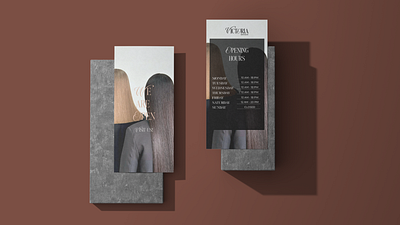 Hair Salon Branding beauty brand design brand identity branding color palettte cosmetics graphic design hair salon hair studio logo logo design moodboard opening hours print design victoria