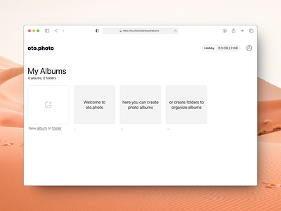 oto.photo dashboard dashboard ui