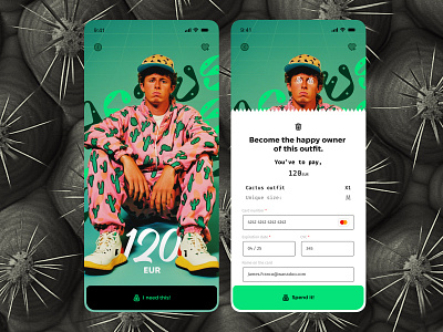 Cactus Outfit! Checkout checkout daily ui dailyui2 fun green outfit streetwear