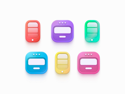 colorful icons aesthetic colorful figma icons illustration ui viewports