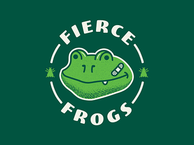 Fierce Frogs animal frog illustration