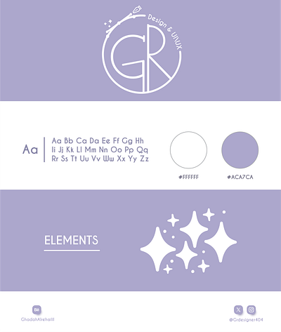 GR - Brand Identity brand identity branding graphic design logo logo design