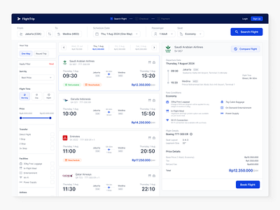 FlightTrip - Flight Booking Apps aircraft apps boarding booking branding clean creative design desktop flight interface minimalist plane product design simple ticket trip ui ux