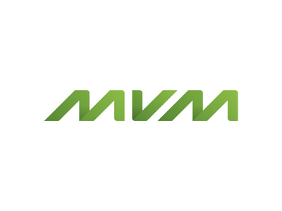Logo MVM branding clean design fresh graphic design green logo minimalistic modern redesign simple