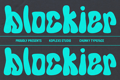 Blockier: Retro Groovy Font