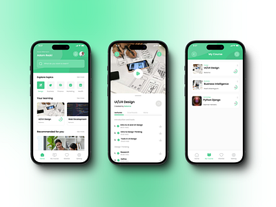 BelajarIn - Online Learning Platform Mobile Apps adobexd branding course design design app education figma graphic design illustration indonesia ios learning logo mobileapps online onlinelearning ui uiux ux vector