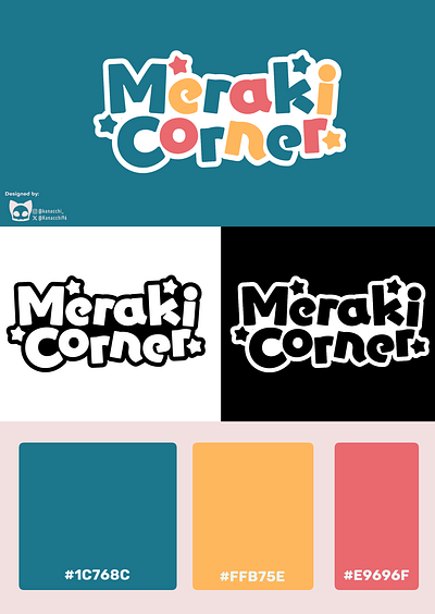 Meraki Corner Logo graphic design icon logo