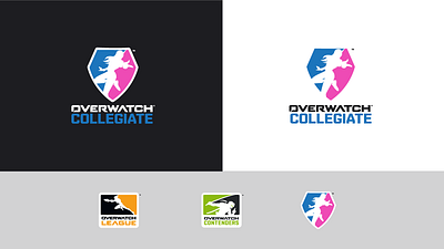 Overwatch Collegiate Logo branding graphic design logo