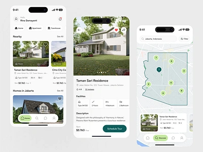 Realtopia - Real Estate Mobile App mobile app real estate ui design uiux uiux design