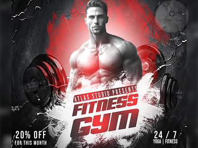 Gym Flyer Design adobe illustrator adobe photoshop event flyers fiverr freelancer flyer design graphic design graphic design services gym flyer poster design typography upwork freelancer