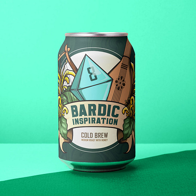 Bardic Inspiration - Concept branding design graphic design illustration packaging packaging design vector art visual design