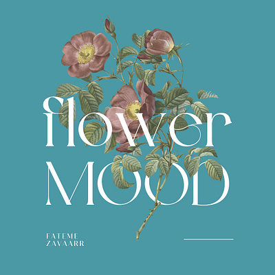 Flower adobe illustrator ai flower graphicdesign poster typography vintage