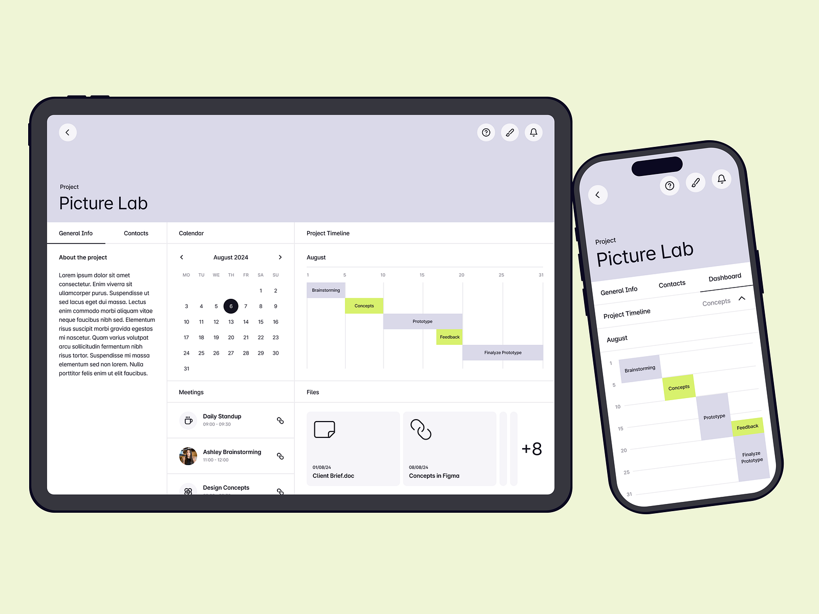 Project Management Dashboard By Mariia Shyian On Dribbble