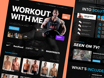 Gym fitness website design e commerce e commerce website figma fitness website graphic design gym gym fitness website gym website landing page ui web design website website design