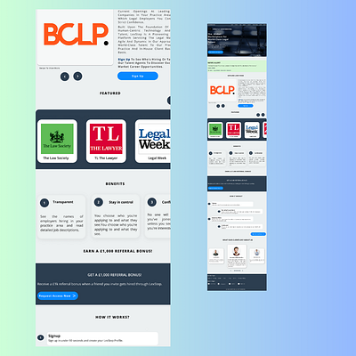 Redesigned Lexstep, A platform for Lawyers branding graphic design logo motion graphics ui ux