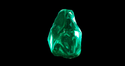 Emerald Glow ✨ 3d emerald glow material motion graphics texture