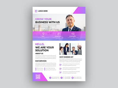 Corporate Business Flyer Design ads design banner design branding design graphicdesign illustration logo ui ui design webdeisgn