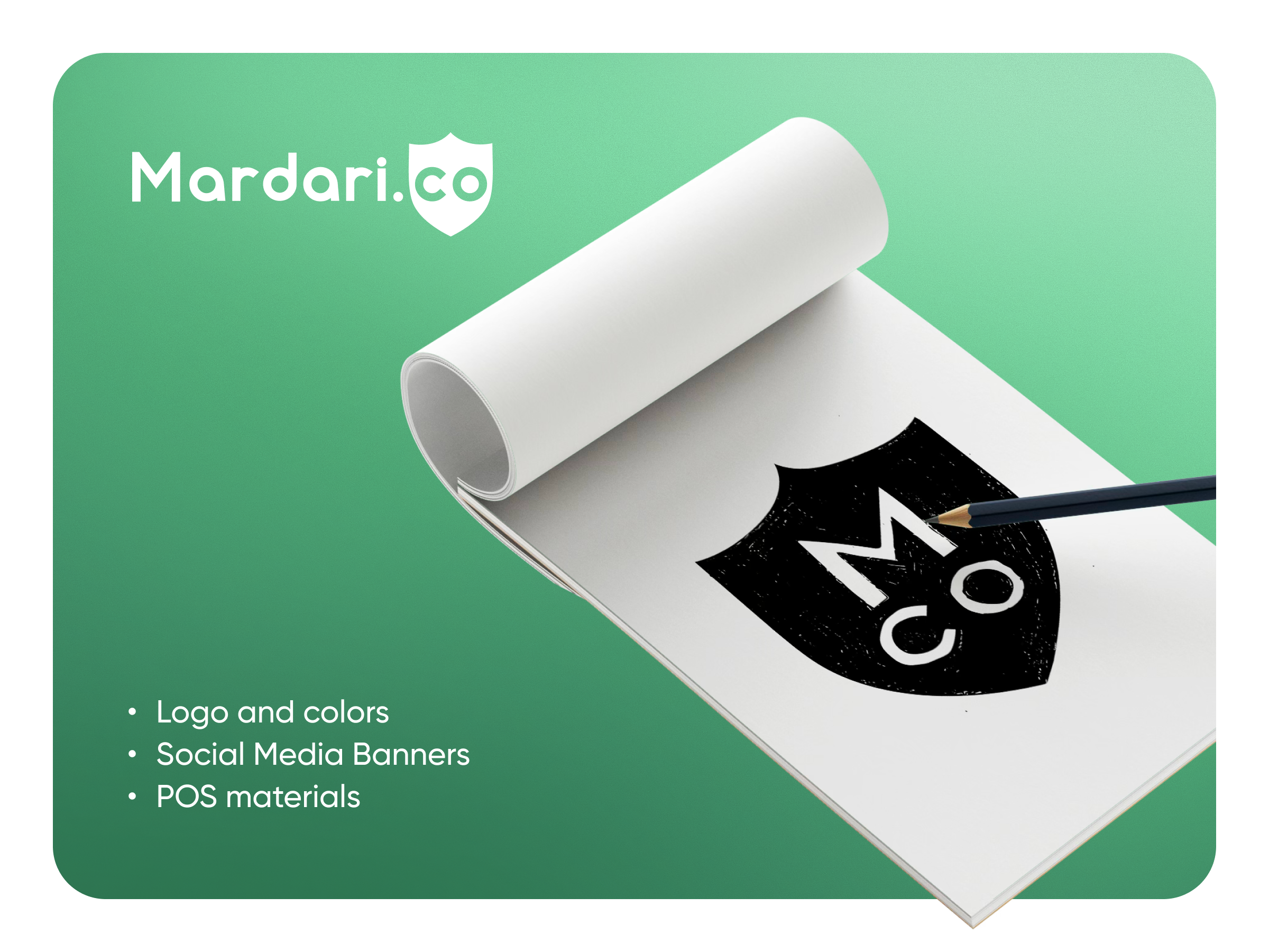 Mardari.co branding graphic design logo