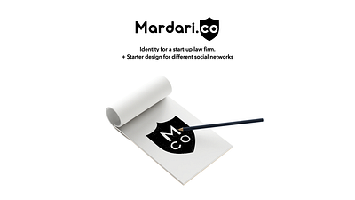 Mardari.co branding graphic design logo