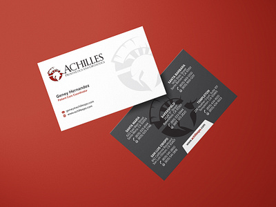 Achilles Prosthetics and Orthotics (Calfornia, USA) branding brochure business card corporate identity design envelope graphic design illustration logo vector