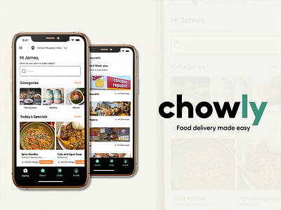 chowly benson design figma food graphic design ibeabuchi mobile ui