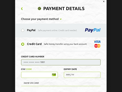 Payments details brand branding cvv code design expiry date graphic design illustrator ai number papers pattern paypal credit card paypal logo photoshop psd popup payment details print designer safe transfert senior designer typo typography ui ui ux designer uix visa mastercard logo