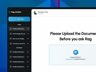 Rag - AI Chatbot ai ai chat ai chatbot chat bot chatbot chatbot online free ai chatbot rag rag ai chatbot talk to ai ui ui design user experience user interface ux ux design ux researcher uxui design web application development