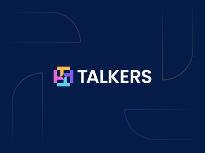 Logo Design for a Group Talk App brand identity branding chat app chat group logo chat logo clean logo design graphic design group logo group talk logo logo logo designs modern logo speaking logo taking logo talk app logo talkers tech app logo tech logo technology