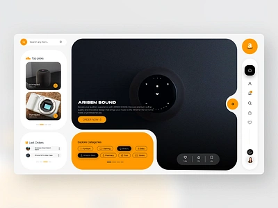 Amazon Modern Web Concept | UI/UX amazon moderwebsite ui ux