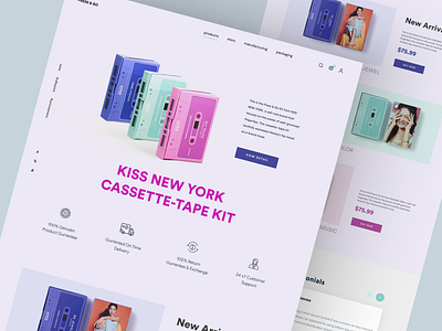 Shopify Landing Page Design for Cosmetic Product cosmetic design ecommerce fashion homepage illustration interface landing landing page make up product detail product landing page shopify shopify product single product store ui web web design website