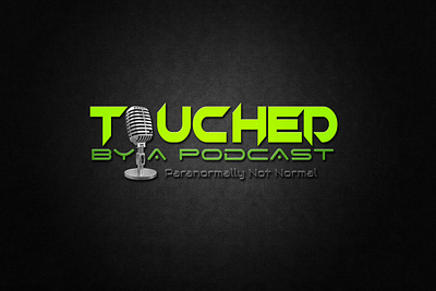 Touched By A Podcast Logo Design branding design graphic design illustration logo ui vector