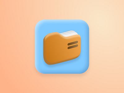 Files Icon dailyui design graphic design icon mobile ui ui design uiux user interface