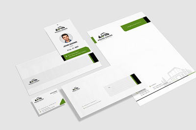 Corporate Branding branding businesscard envelope design id card letterhead logo